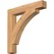 Ekena Millwork Thorton Block Smooth Bracket, Western Red Cedar, 3 1/2"W x 24"D x 24"H BKT04X24X24THR05SWR - alternate 1